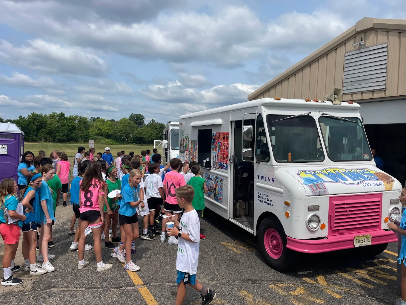 Twins Ice Cream — fresh scoops served at a summer event in Ocean Township, NJ